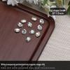 Nail Art Rhinestones: Transparent Pointed Hearts, Axe Heads, Square Rock Candy - Super Shiny Press-on Decorations