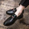 Leather Shoes Autumn Dress Casual Soft Sole Inner Height Increase Hair Stylist British Pointed Head Winter Velvet