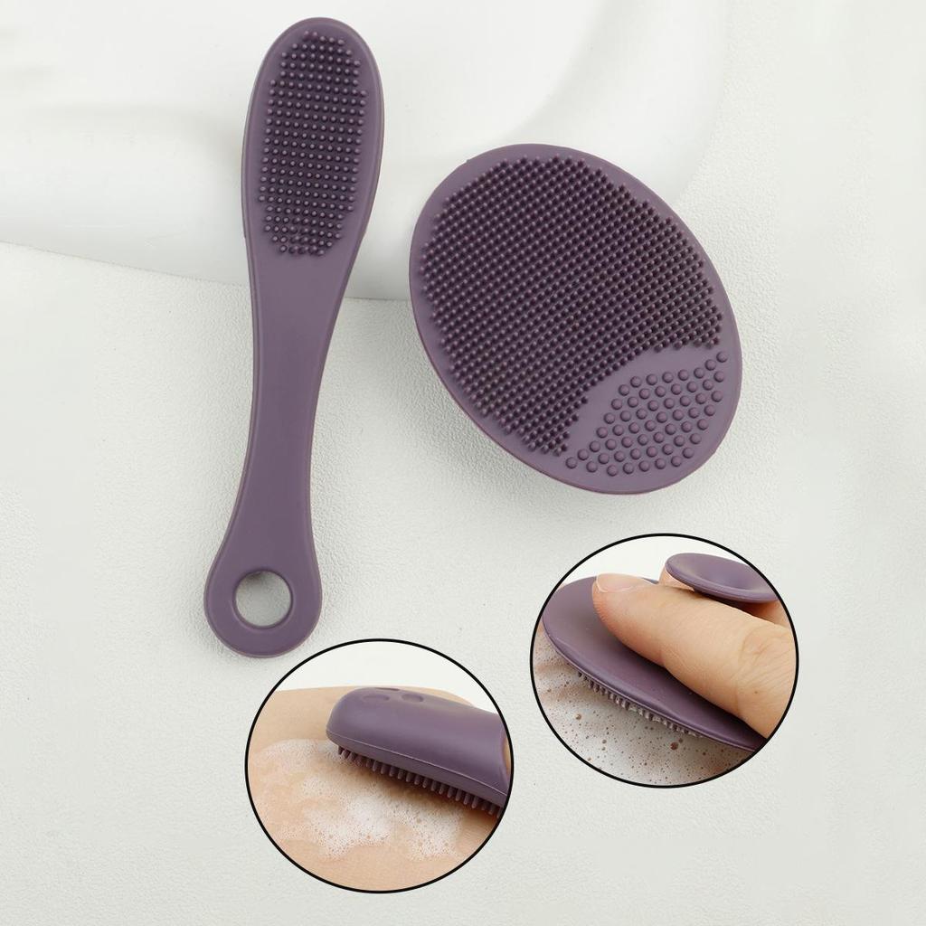 Silicone Facial & Nose Cleansing Brush for Blackhead Removal