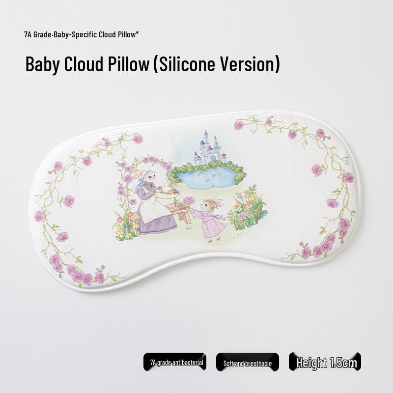 Newborn Cloud Pillow: Anti-Spit Up, Pure Cotton Gauze, Sweat-Absorbent, Breathable Pad 25*50