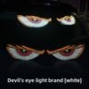 Colorful Devil Eyes Led Lights For Car Truck Windshield Warning Strobe Lights USB Plug-in Panel Decorations Internal Accessories