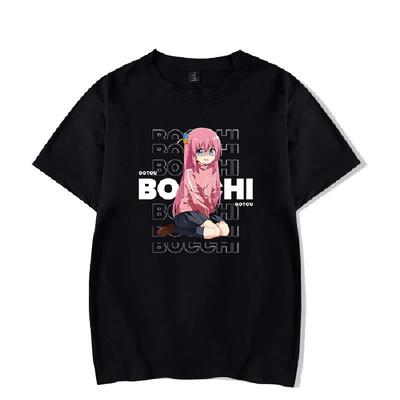 Klassisches Spezial-T-Shirt Bocchi the Rock Gotou Hitori Manga-Shirt Anime Bequemes Hip-Hop-Grafik-T-Shirt Kurzarm-Tees3