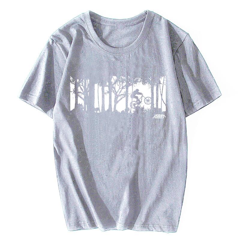 Mountainbike MTB T-Shirt Kurzarm Custom T-Shirt Herren Pop Rashguard Baumwolle O-Ausschnitt T-Shirt Lustige T-Shirts Tops