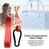 1 Set Beach Bag U-shaped Hook Carabiner Mushroom Buckle Heavy Duty EVA Summer Beach Tote Hole Handbag Hanger Accessories Kit