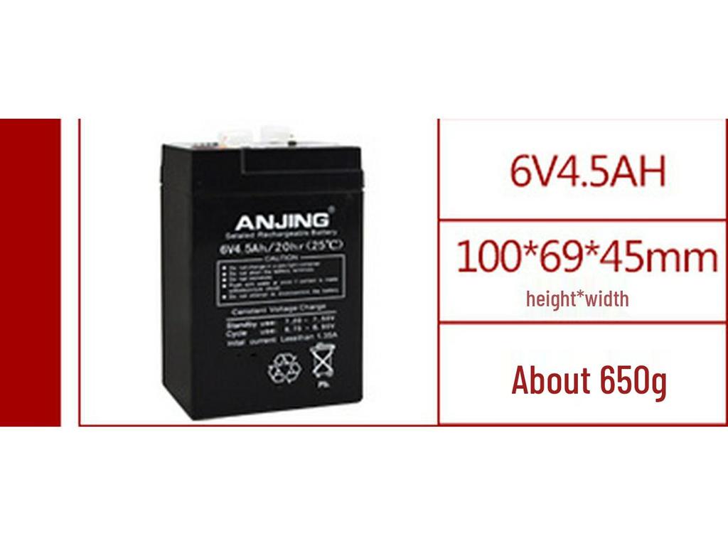 6V 1.3AH Children's Toy Car Maintenance-Free Lead-Acid Battery