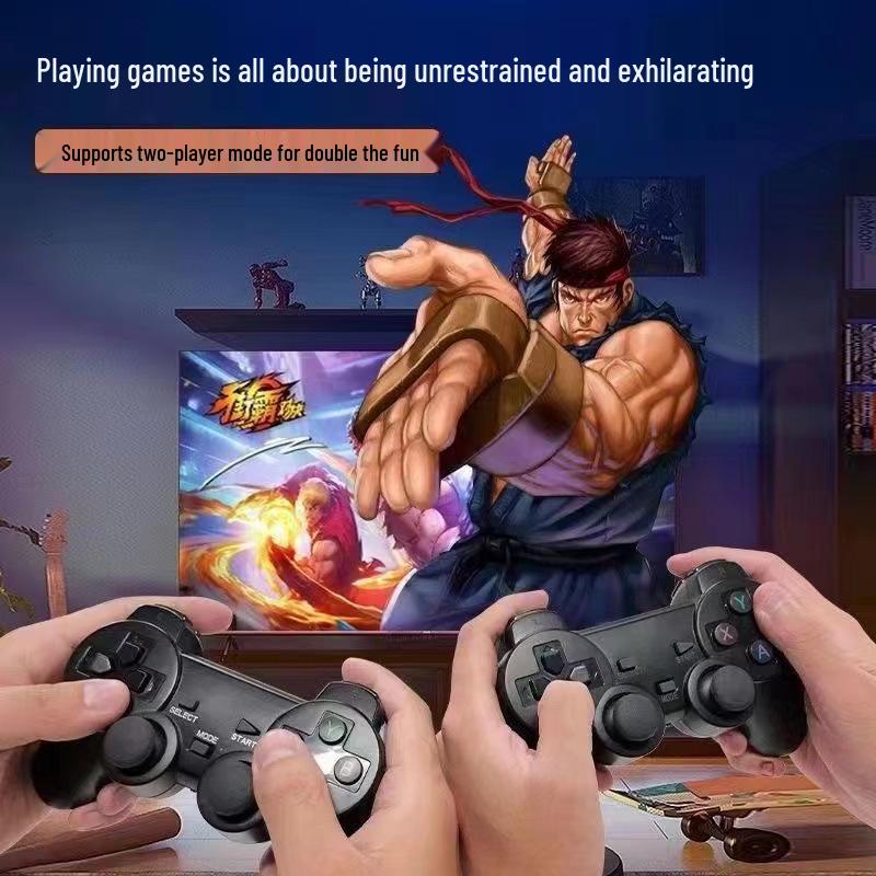 Step Into M8: 2.4G HD Wireless Retro Game Console with PS1 Arcade Classics