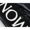 MONCLER MONTCLA GIUBBOTTO Inside logo embroidered line hoodie down Jacket 0 blackUsed