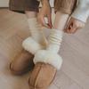Women’s Cashmere Wool Socks - Velvet Thickened, Mid-Tube, Long Pile, Warm for Autumn and Winter