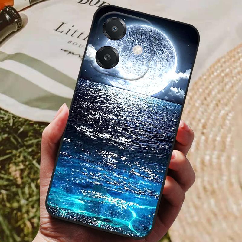 Para OPPO A3 A3x Funda Lujosa Cubierta Trasera de Silicona Funda de Teléfono para OPPO A3x 4G 5G Fundas A 3 3x Parachoques Suaves Coque A60 5G Lindas Capas