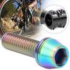 3PCS Titanium Alloy Bike  Stem Bolts Hex Tapered Head Bicycle Disc Brake Screws  Bike Maintenance