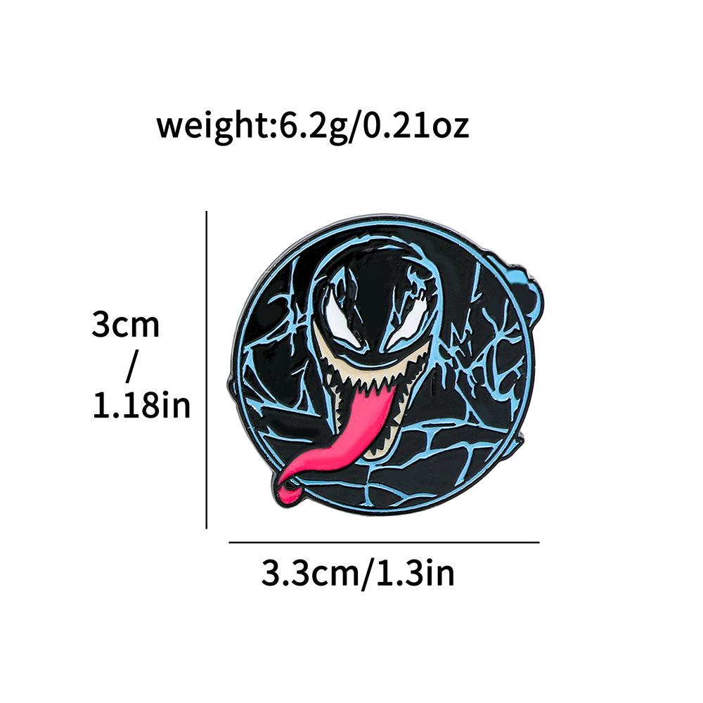 Cartoon adorable Square Trousers Enamel Lapel Pins Cartoon Character Collectible Badges Adorable Children's Present Jewelry designed for Backpacks