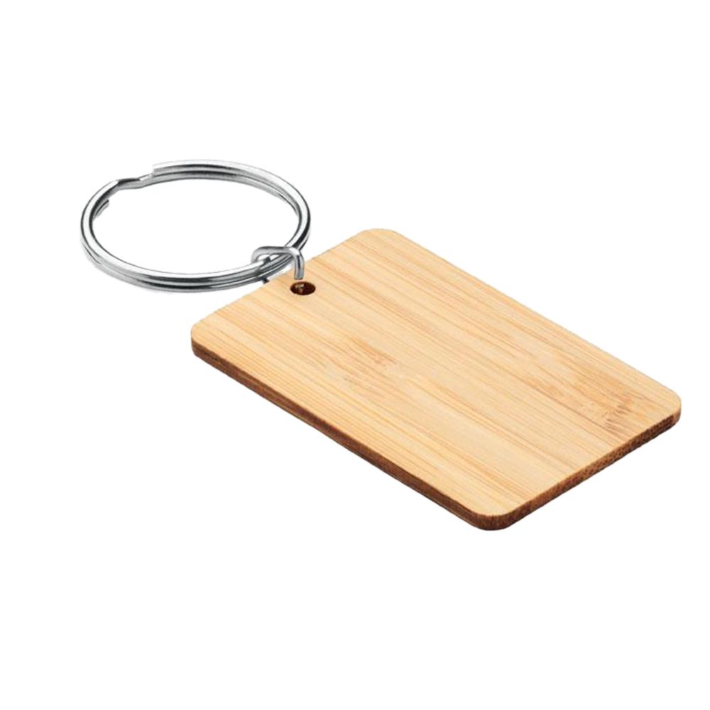 MidOcean Angleboo Rectangular Bamboo Keyring