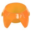 Beach Cup Holder Plastic Multifunctional Beach Drink Holder for Snacks Sunglasses Phone Orange