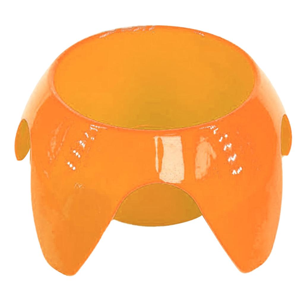 Beach Cup Holder Plastic Multifunctional Beach Drink Holder for Snacks Sunglasses Phone Orange
