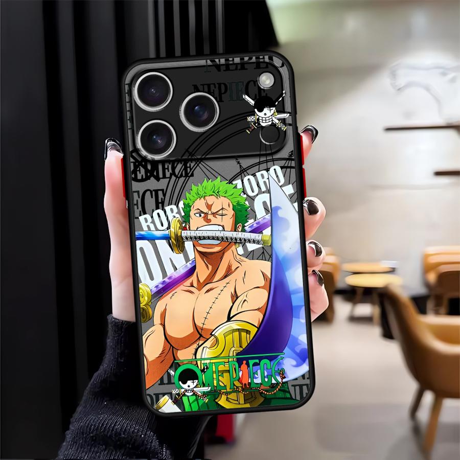 Case for iPhone 17 Pro Max 15 XS XR 7 8 SE 14 13 Mini 12 11 16 Plus Air Funda Back Phone Cover One Piece Cool Zoro