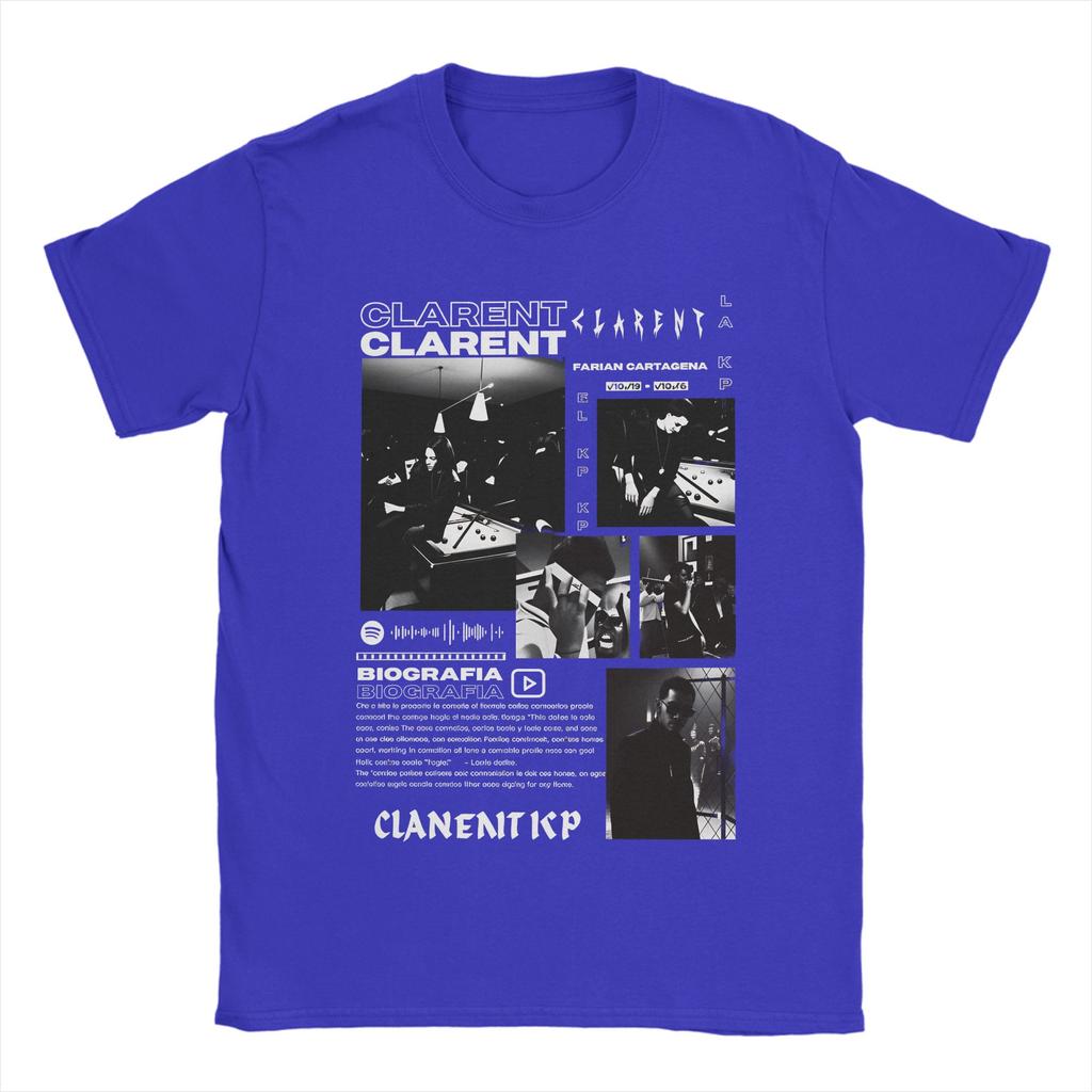 Unisex Rapper CLARENT Album T Shirt 100 Cotton Tops Vintage Short Sleeve Round Neck Tees Printed TShirts