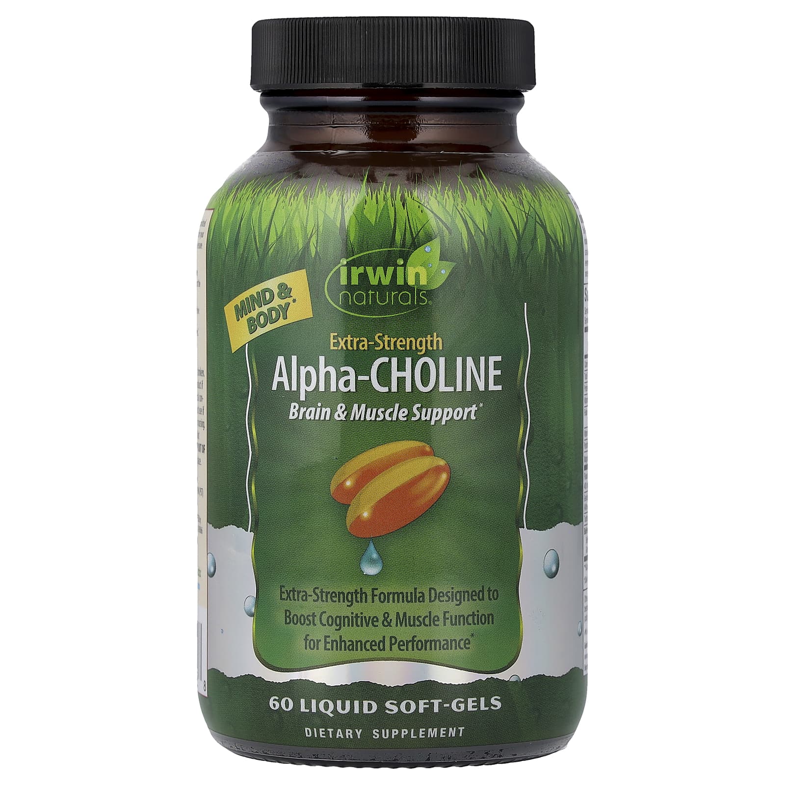 

Irwin Naturals, Alpha Choline, 60 Liquid Softgels