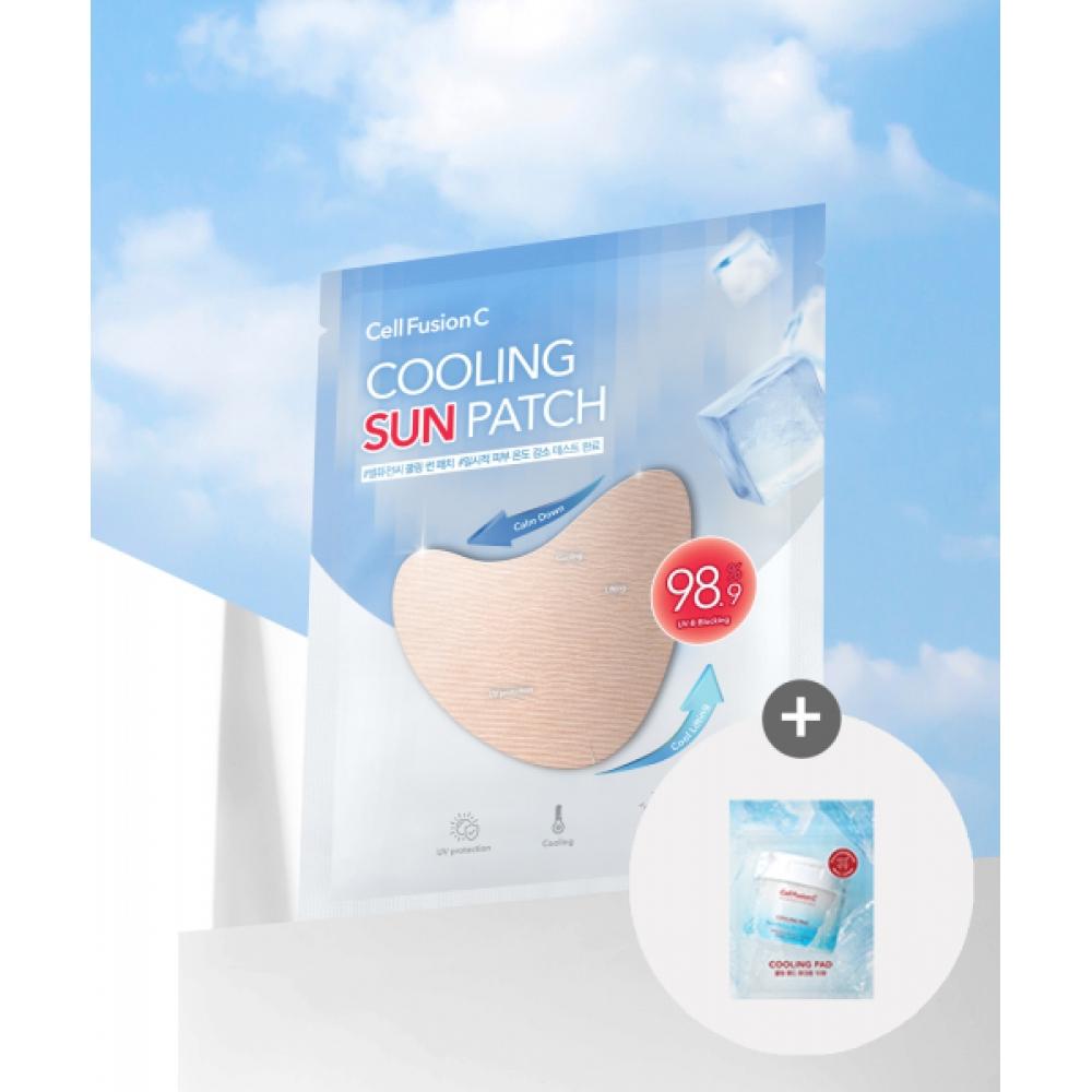 Cell Fusion C Cooling Sun patCh 4 Sheets + [free] Cooling Pad 10 Sheets FREE
