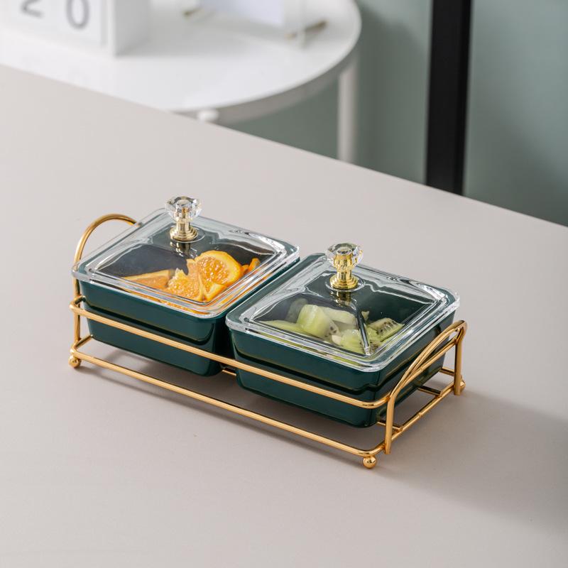 Ktv Clubhouse Fruit Plate Melamine Bar Muscle Foot Four Or Six Gongge Snack Plate Grid Barbecue Cold Vegetables Snack Plate Plate Plate