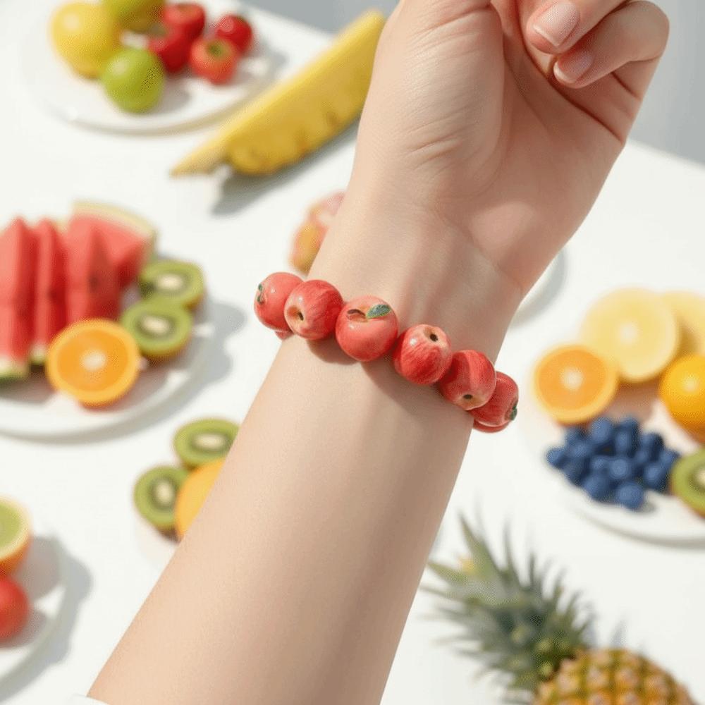 Cartoon Summer Dopamine Wrist Jewelry Resin Y2K Beaded Bracelet School Daily Casual Wear