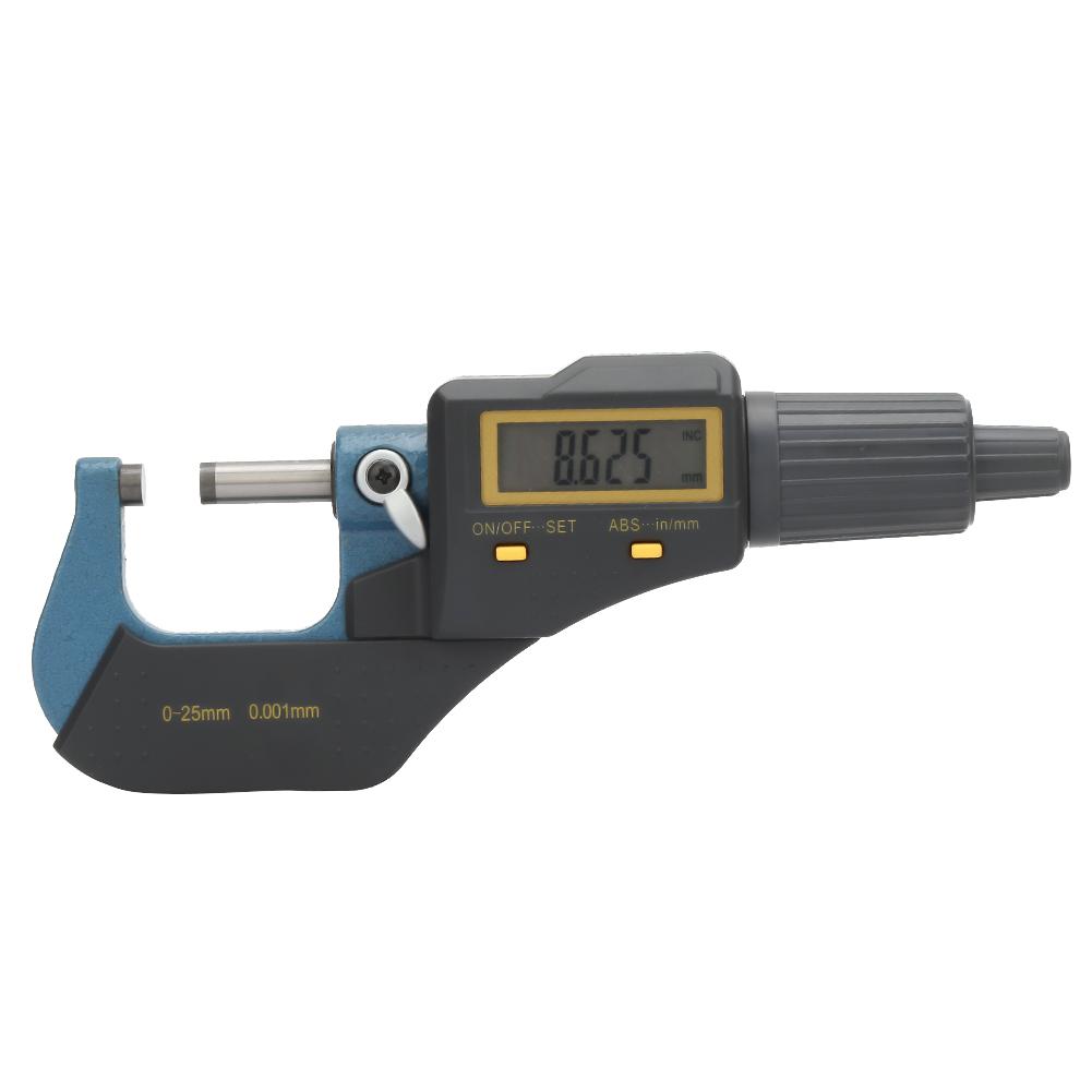 Outer Diameter Micrometer 0 25mm 0.001mm Electronic Digital Micrometer