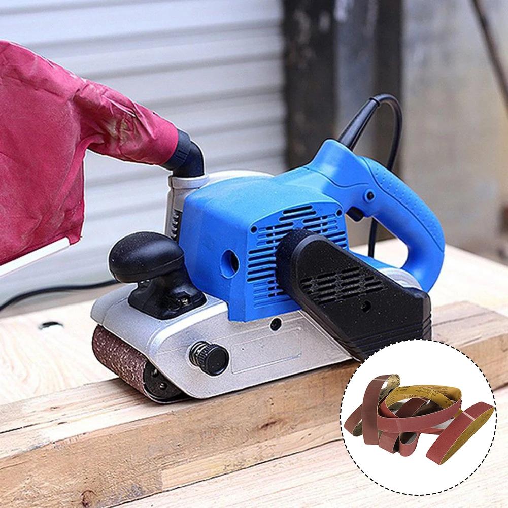 Reddish Brown Sanding Belt Detailing Finishing 50x686mm Aluminum Oxide