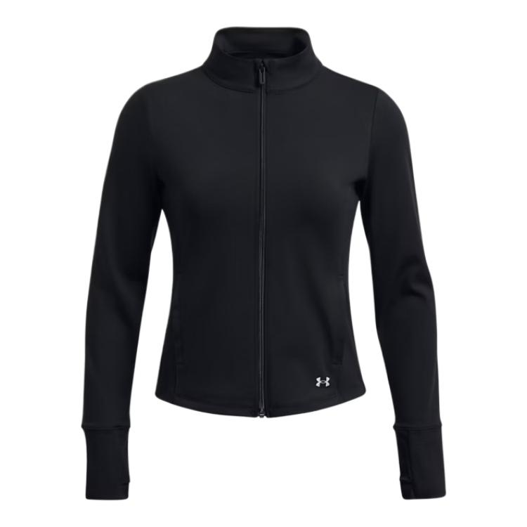 Under Armour Motion Comfortable Fashion Simple Versatile Jacket Women Jacket Black 1383687-001