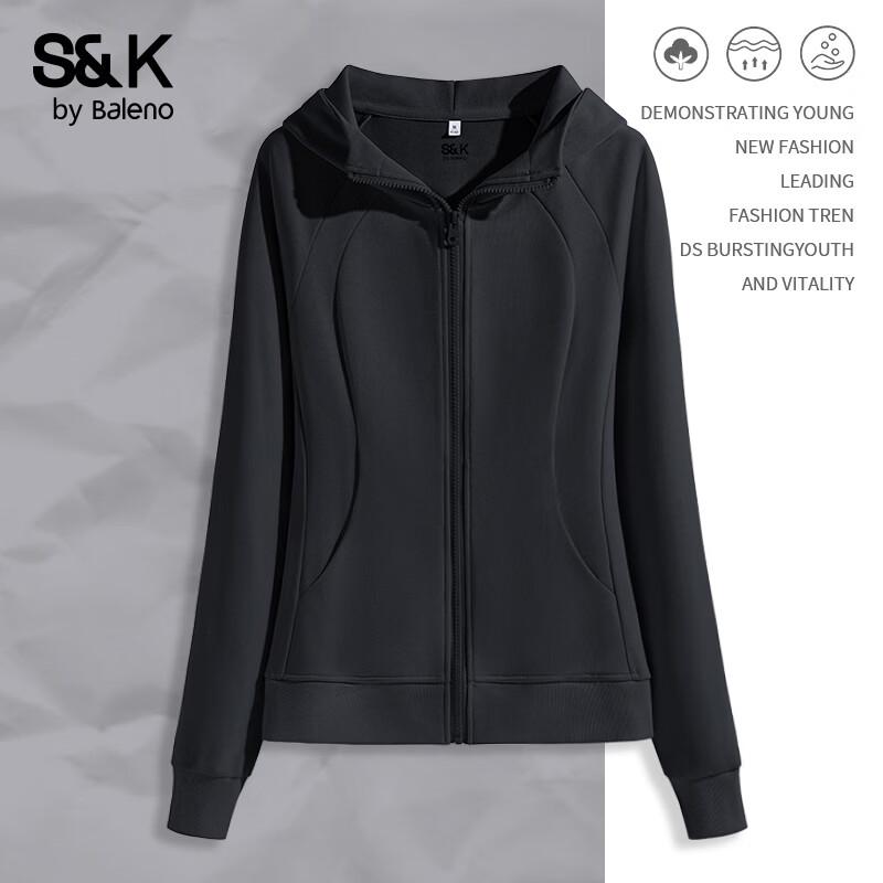 Baleno S&K Women s Hooded Zip-up Sweatshirt M