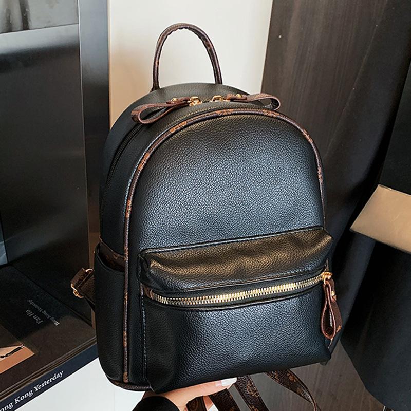 Backpack Ladies 2025 Autumn New Korean Edition Fashion Mini School Bag Casual Texture Student Travel Backpack