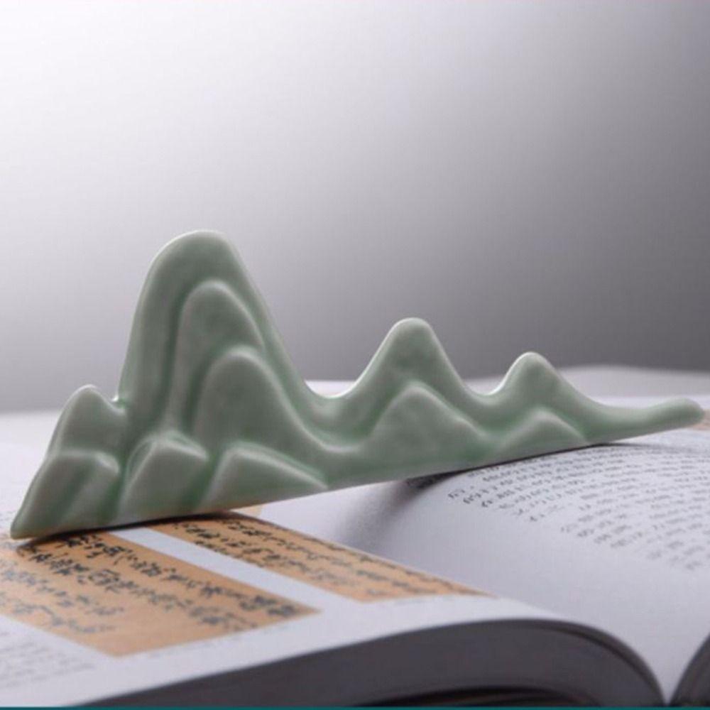 Chinese Ceramic Pen Holder Durable Painting Brush Holder Pen Rack Rest Stand  Home Decoration
