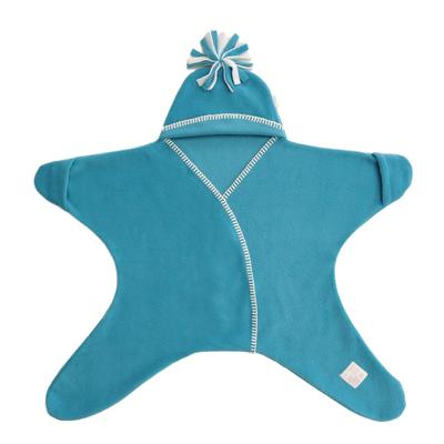 I strzemiączko Swaddle Star Afghan Stirrup Turquoise For Months [Tuppence Crumble] w kształcie gwiazdy CON-TC-M0343 4-10