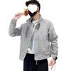 2025 Men's Trendy Windproof Stand-up Collar Workwear Jacket - Spring/Autumn Casual Korean Style