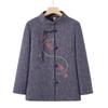 Hodo Women's Floral Stand-Collar Winter Fleece Jacket