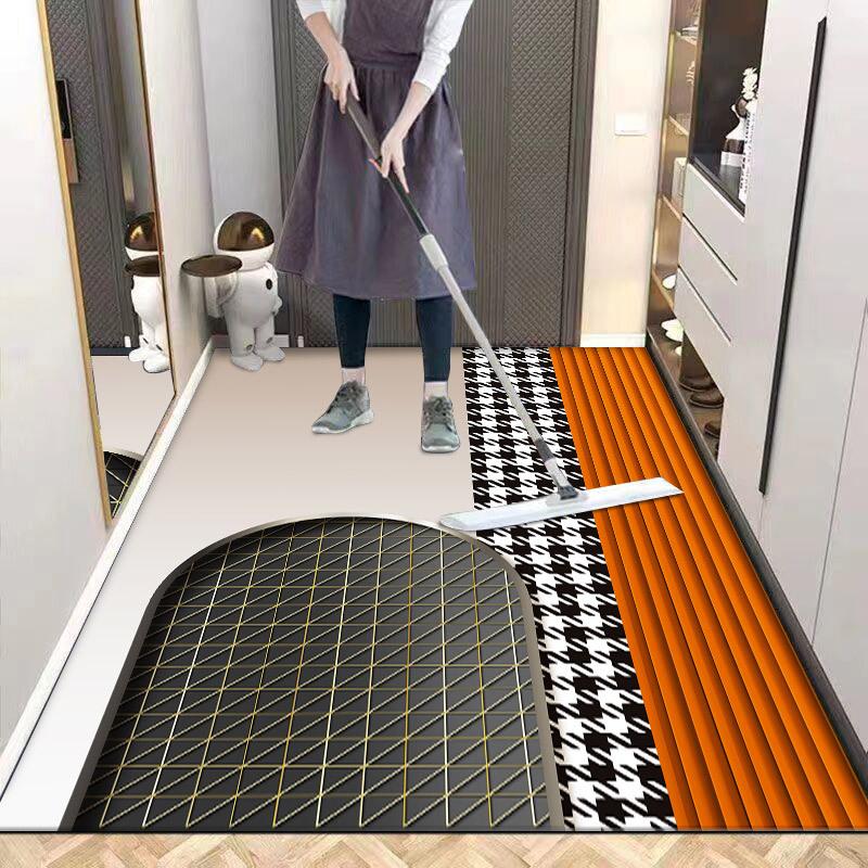 

WTEMPO Living Room Carpet Entrance Mat Dirt Resistant Door Mat Anti Slip Foot Mat 80*100CM