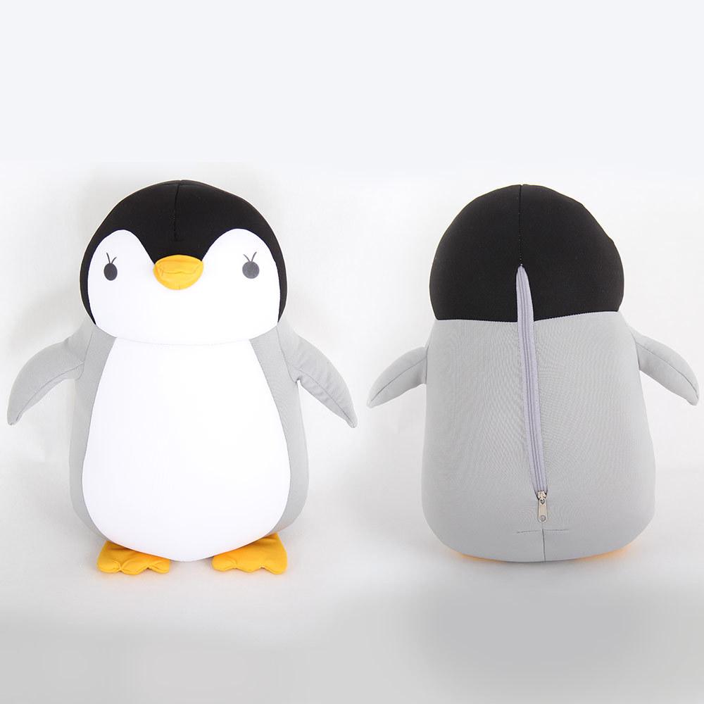 Deformable U-shape Travel Pillows Airplane Penguins Cushion Plush Toy Neck Pillow Car Office Nap Headrest 2-in-1 neck pillow