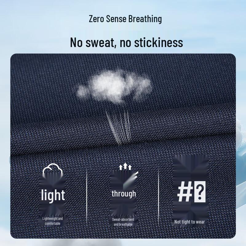 Talents Men's Contrast Collar Breathable Polo Shirt