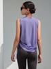 Women's Quick-Dry Sleeveless Yoga Vest: Spring/Summer Drawstring Sports Top