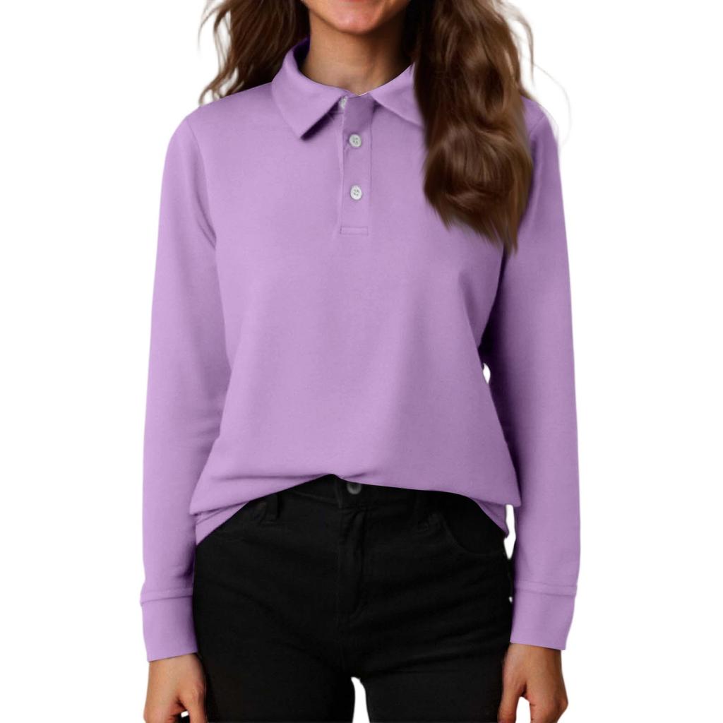 Children's Daily Casual Long-sleeved Gradient Tops T-shirts  Shirts