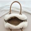 Fashiable Plush Crossbody Bag for Daily Commuting Versatile Single Shoulder Bag Korean Versi Cute Handle Bag