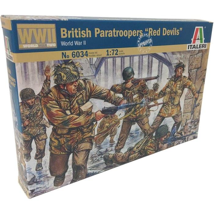 Platz Italeri 1/72 British Airborne Troops Plastic Model IT6034 Pre-colored