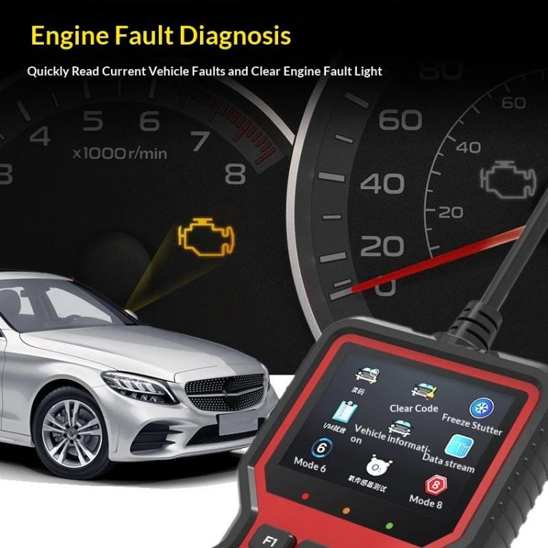 V519 Professional Usb Obd2 Scanner Car Diagnostic Tool For Real Time Engine Monitoring And Error Code Reset