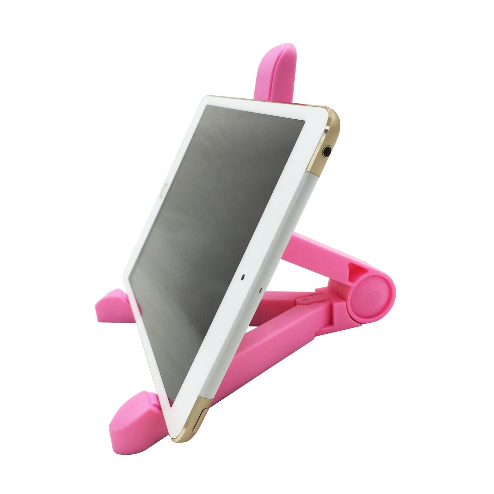 

Portable Multi-Functional Stand for Phone & Tablet OPP with nails рожевий