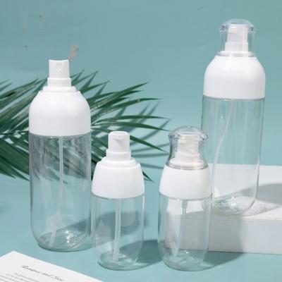 50/150ML Transparent Split Bottle Cosmetic Cream Bottles Shampoo Pump Bottle Reusable Lotion Container Travel Accessories