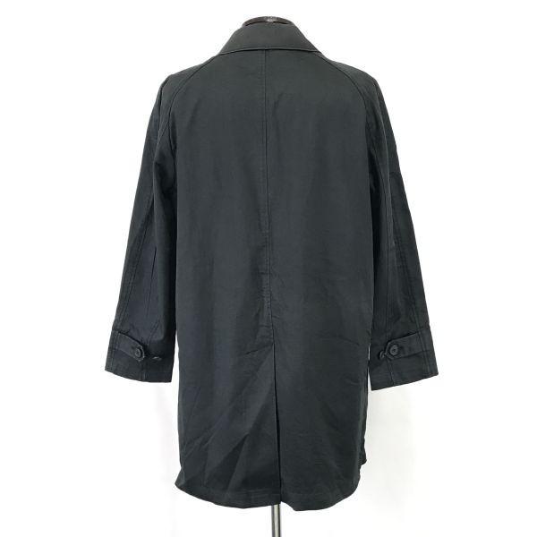 GLR UNITED ARROWS Balmacaan Coat with Liner Men S Black Outer cBH674