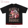 Naoya Inoue T-shirt da Boxe Nera Vintage Comoda Leggermente Morbida Elastica Uomo Moda Casual Vintage