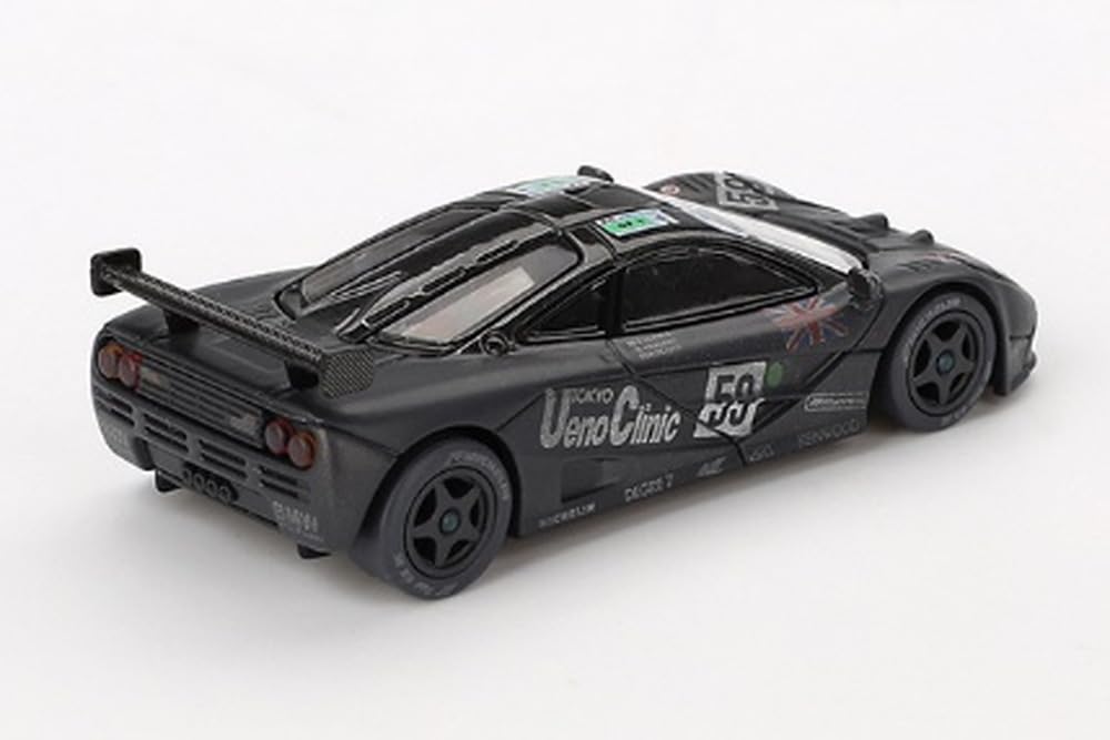 MINI GT Scale McLaren F1 GTR Le Mans 24 Hours 1995 Winning Car Weathered Paint Finished Model 1/64 #59 J.J.Lehto/Y.Dalmas/M.Sekiya MGT00870-L
