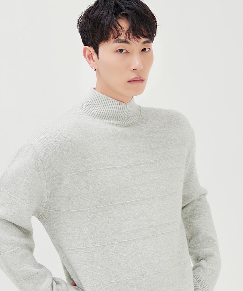 CHASECULT Men'S Daily Mock Neck Sweater-Bgrk5213E0B