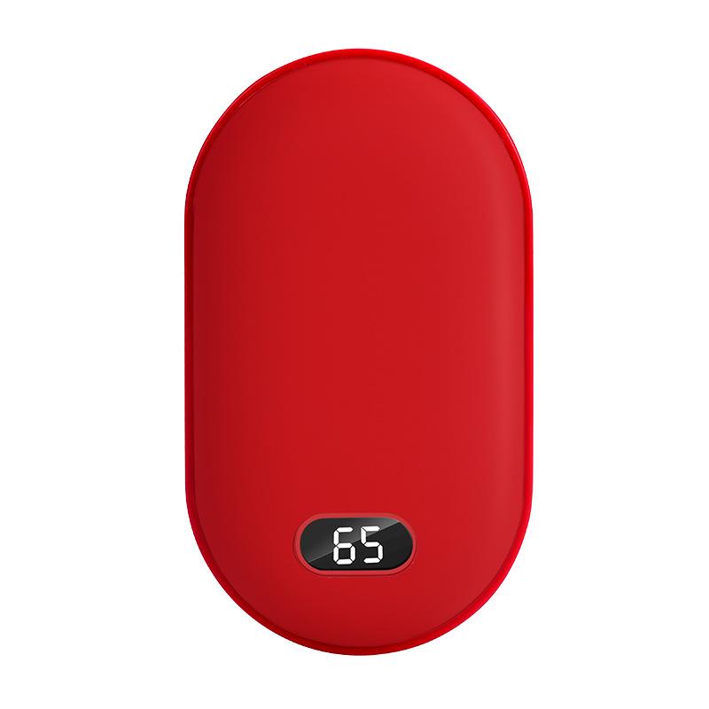 2-in-1 USB Rechargeable Hand Warmer & Charger with Digital Display