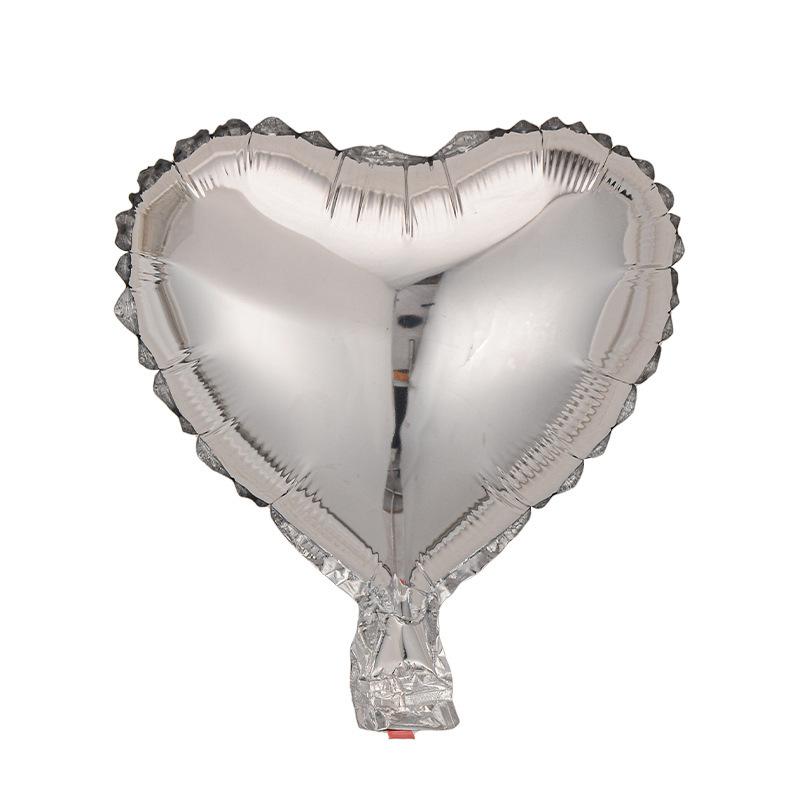 5 Inch Light Plate Love Pentagram Aluminum Film Balloon Small Peach Heart Star Balloon Birthday Wedding Party Decoration