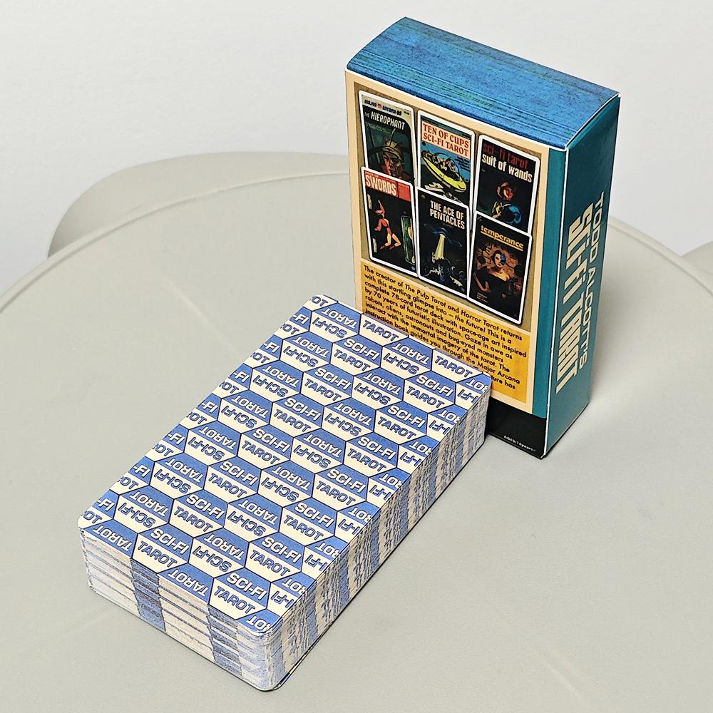 Todd Alcott's Sci-Fi Tarot, 10.3*6cm Science-Fiction-themed Tarot Deck, 78 Pcs Tarot Cards Based On Rider Waite System
